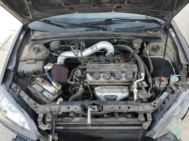 2HGES16504H568406 - 2004 HONDA CIVIC LX BLACK photo 11