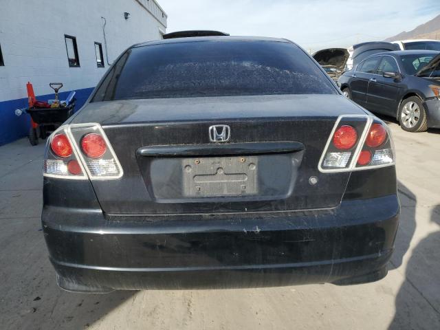 2HGES16504H568406 - 2004 HONDA CIVIC LX BLACK photo 6