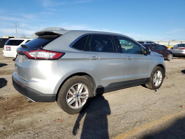 2FMPK4J85HBC31356 - 2017 FORD EDGE SEL SILVER photo 3