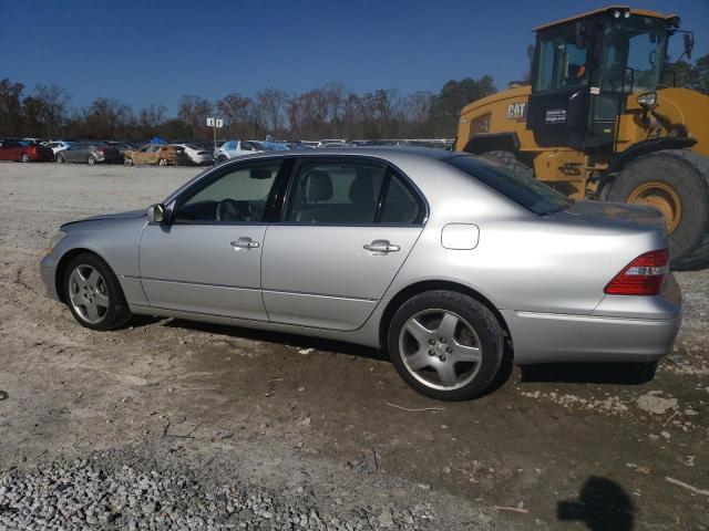 JTHBN36F555021071 - 2005 LEXUS LS 430 SILVER photo 2