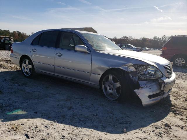 JTHBN36F555021071 - 2005 LEXUS LS 430 SILVER photo 4