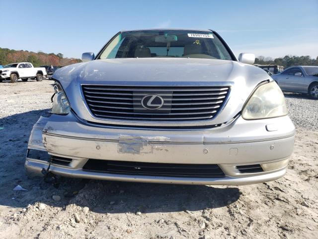 JTHBN36F555021071 - 2005 LEXUS LS 430 SILVER photo 5