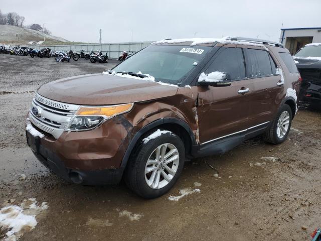 1FMHK7D83BGA25096 - 2011 FORD EXPLORER XLT BROWN photo 1