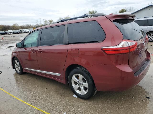 5TDKZ3DC1JS901137 - 2018 TOYOTA SIENNA LE RED photo 2