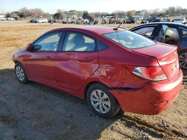 KMHCT4AE4FU924573 - 2015 HYUNDAI ACCENT GLS RED photo 2