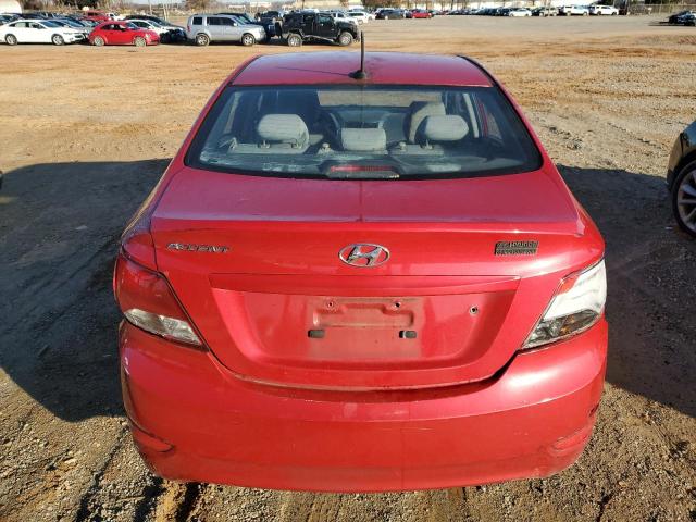 KMHCT4AE4FU924573 - 2015 HYUNDAI ACCENT GLS RED photo 6