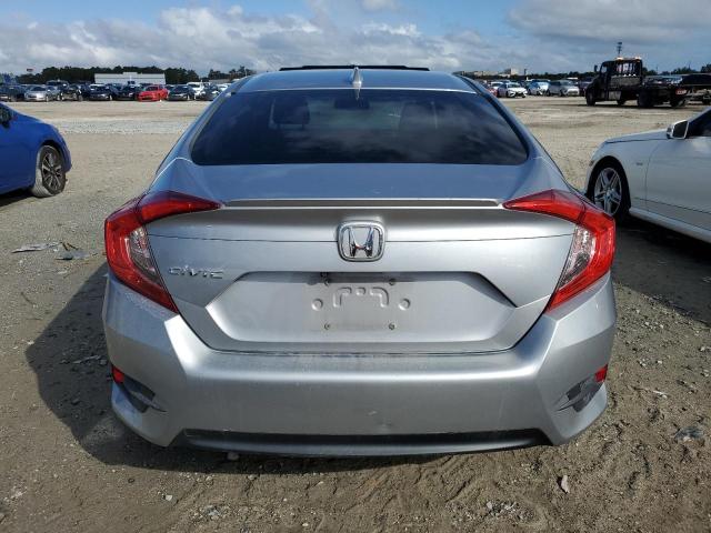 JHMFC1F79JX034487 - 2018 HONDA CIVIC EXL ვერცხლისფერი ფოტო 6