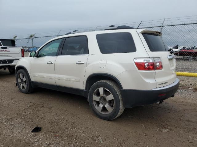 1GKKRSED3BJ238481 - 2011 GMC ACADIA SLT-2 WHITE photo 2