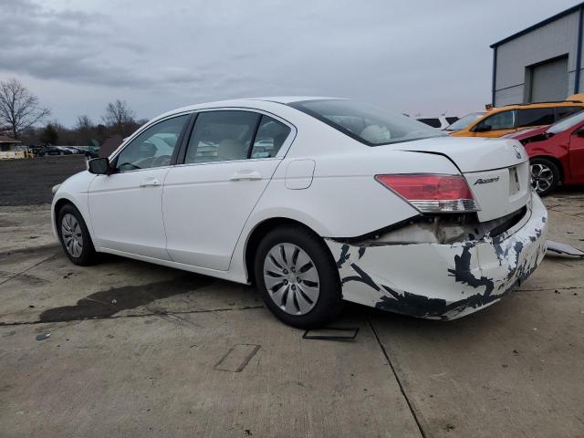 1HGCP263X8A093039 - 2008 HONDA ACCORD LX WHITE photo 2