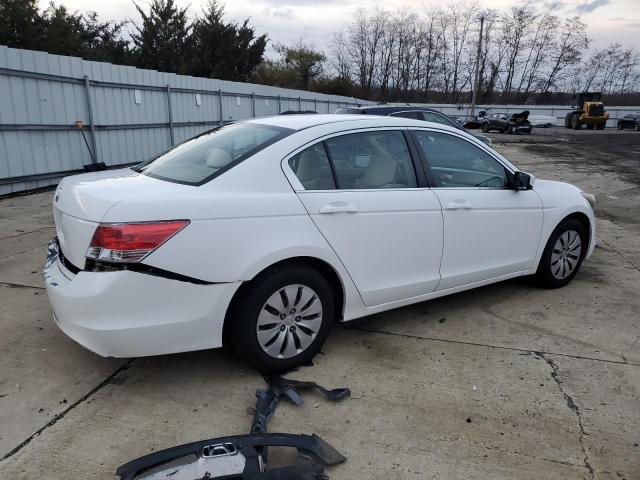 1HGCP263X8A093039 - 2008 HONDA ACCORD LX WHITE photo 3