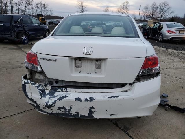 1HGCP263X8A093039 - 2008 HONDA ACCORD LX WHITE photo 6