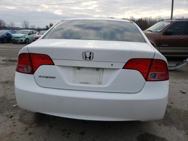 1HGFA165X6L131431 - 2006 HONDA CIVIC LX WHITE photo 6