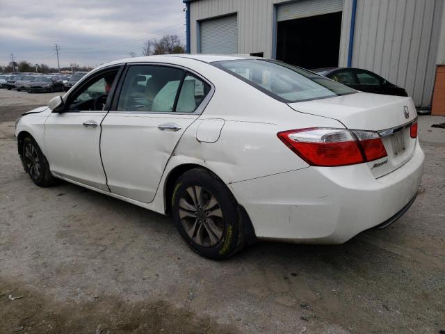 1HGCR2F31FA091476 - 2015 HONDA ACCORD LX WHITE photo 2