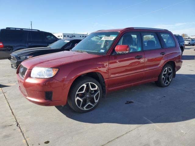 JF1SG66698H715073 - 2008 SUBARU FORESTER SPORTS 2.5X RED photo 1