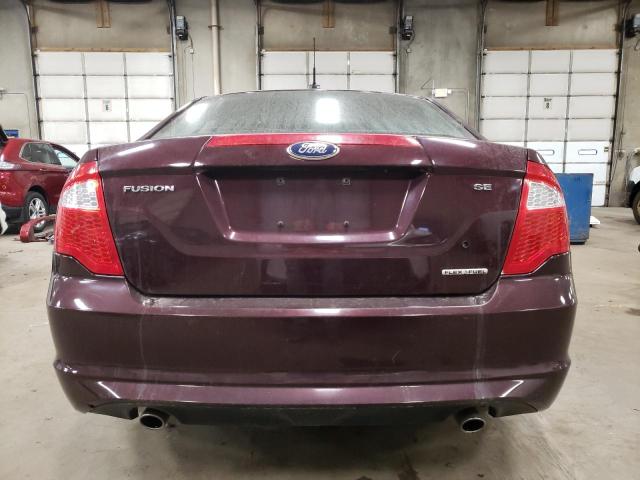 3FAHP0HG3BR122439 - 2011 FORD FUSION SE PURPLE photo 6