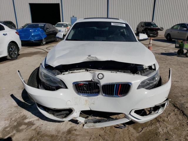 WBA1F5C55FV257445 - 2015 BMW 228 I WHITE photo 5