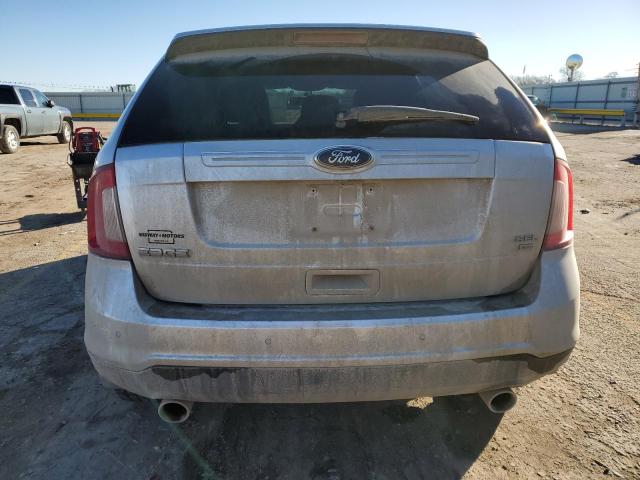 2FMDK4JC3DBA64061 - 2013 FORD EDGE SEL SILVER photo 6