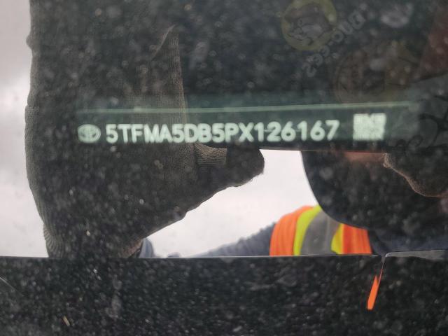 5TFMA5DB5PX126167 - 2023 TOYOTA TUNDRA CREWMAX PLATINUM შავი ფოტო 12