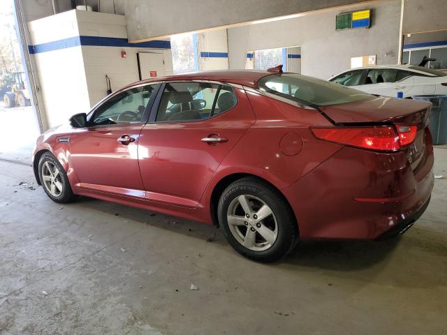 5XXGM4A7XEG314976 - 2014 KIA OPTIMA LX RED photo 2