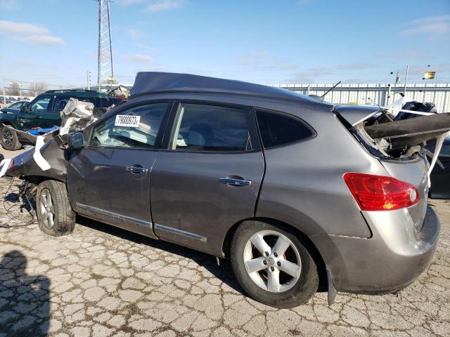 JN8AS5MV0DW605659 - 2013 NISSAN ROGUE S GRAY photo 2