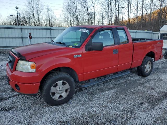 1FTRX14W86NA23836 - 2006 FORD F150 RED photo 1