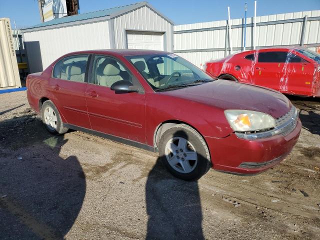 1G1ZT54805F263100 - 2005 CHEVROLET MALIBU LS RED photo 4