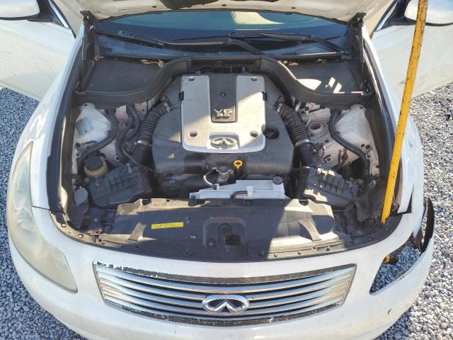 JNKBV61E97M726657 - 2007 INFINITI G35 WHITE photo 11