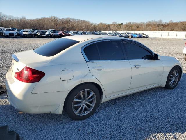 JNKBV61E97M726657 - 2007 INFINITI G35 WHITE photo 3