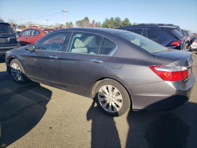 1HGCR2F71EA017539 - 2014 HONDA ACCORD EX GRAY photo 2