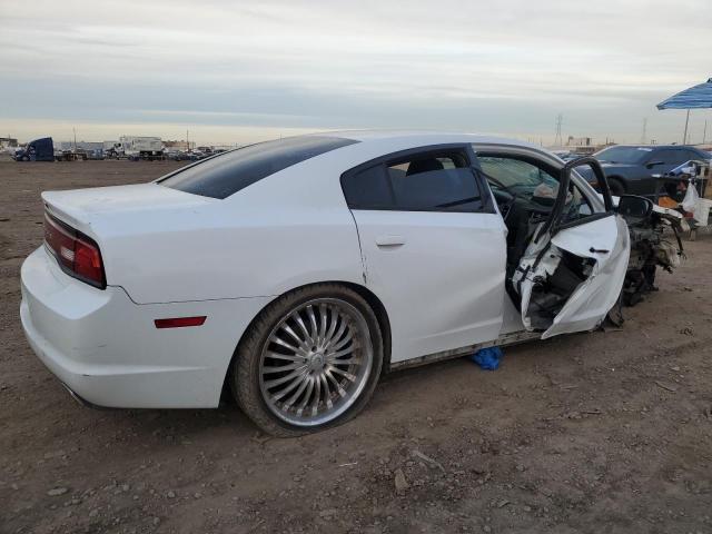 2C3CDXBG1EH191696 - 2014 DODGE CHARGER SE WHITE photo 3