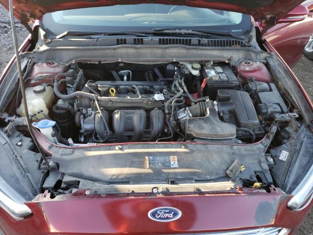 3FA6P0H79DR213192 - 2013 FORD FUSION SE RED photo 11