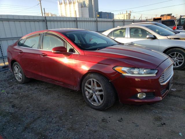 3FA6P0H79DR213192 - 2013 FORD FUSION SE RED photo 4