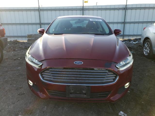 3FA6P0H79DR213192 - 2013 FORD FUSION SE RED photo 5