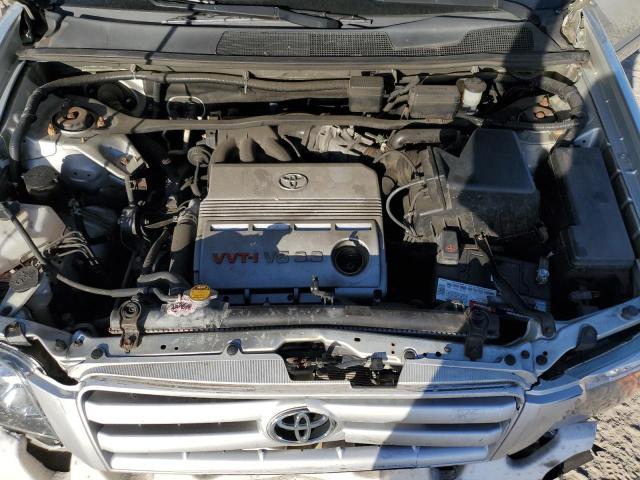 JTEEP21A040031125 - 2004 TOYOTA HIGHLANDER SILVER photo 12