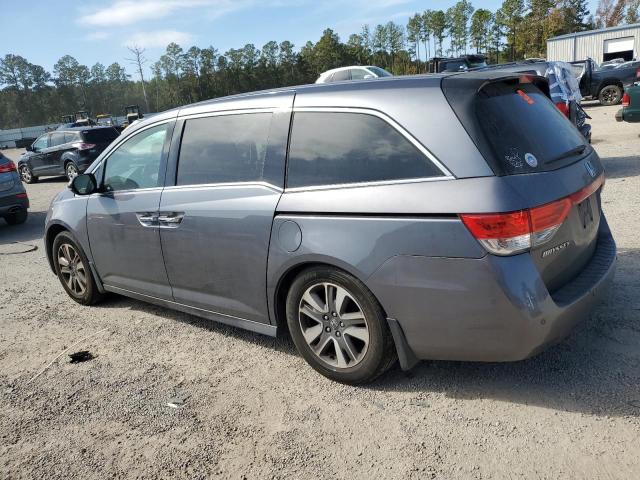 5FNRL5H91EB106724 - 2014 HONDA ODYSSEY TOURING GRAY photo 2