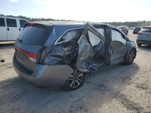 5FNRL5H91EB106724 - 2014 HONDA ODYSSEY TOURING GRAY photo 3