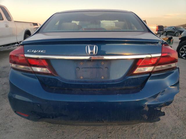 2HGFB2F58DH568843 - 2013 HONDA CIVIC LX BLUE photo 6