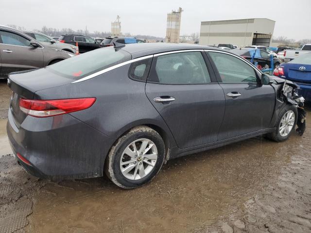 KNAGT4L34J5213750 - 2018 KIA OPTIMA LX GRAY photo 3