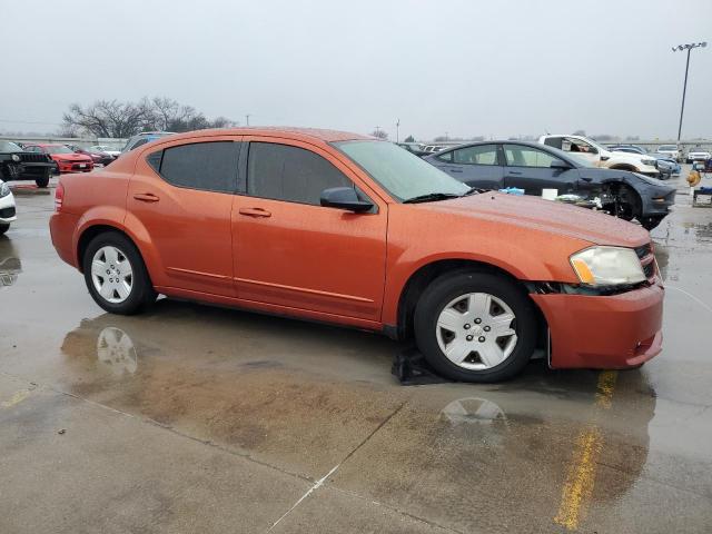 1B3LC46K28N187360 - 2008 DODGE AVENGER SE ORANGE photo 4