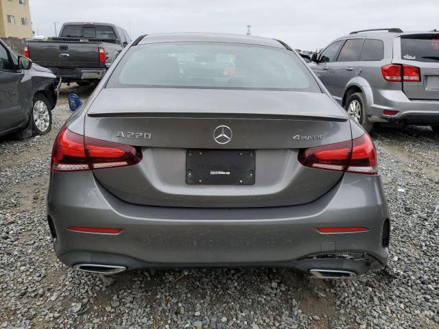 W1K3G4FB4MJ294808 - 2021 MERCEDES-BENZ A 220 4MATIC GRAY photo 6