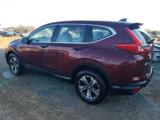 2HKRW6H37JH203057 - 2018 HONDA CR-V LX MAROON photo 2