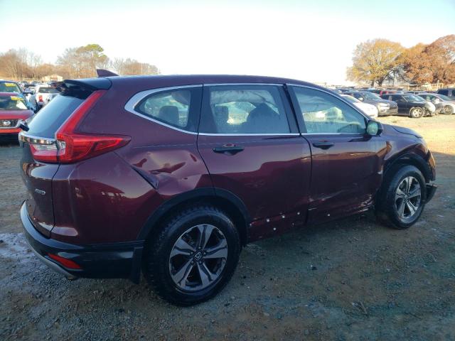 2HKRW6H37JH203057 - 2018 HONDA CR-V LX MAROON photo 3