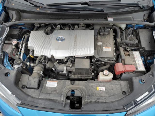 JTDL9MFU0M3030818 - 2021 TOYOTA PRIUS LE BLUE photo 11