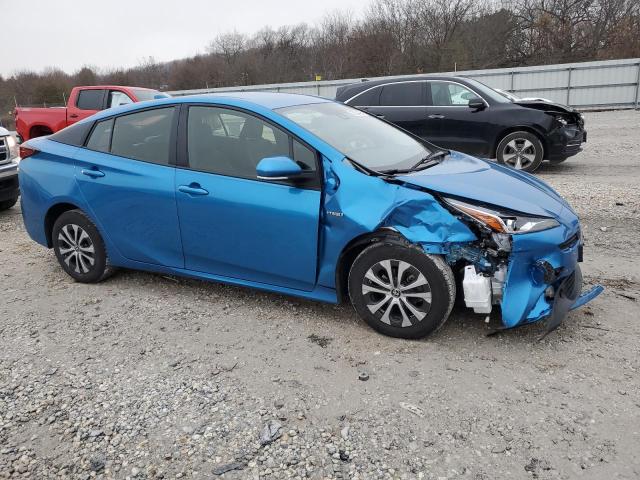 JTDL9MFU0M3030818 - 2021 TOYOTA PRIUS LE BLUE photo 4