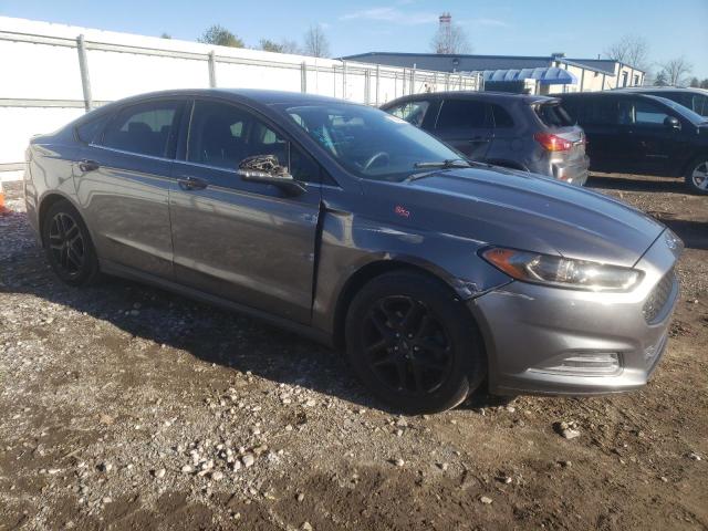 3FA6P0HR6DR334960 - 2013 FORD FUSION SE GRAY photo 4