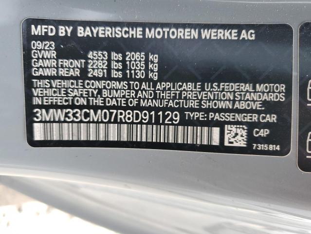 3MW33CM07R8D91129 - 2024 BMW 230XI BLUE photo 12