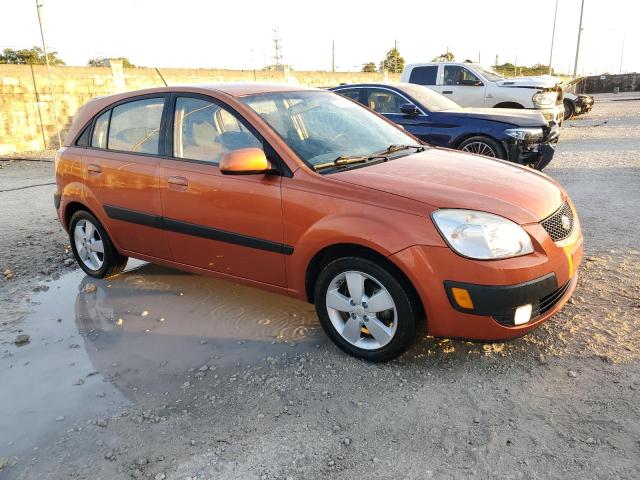 KNADE243196506897 - 2009 KIA RIO 5 SX ORANGE photo 4