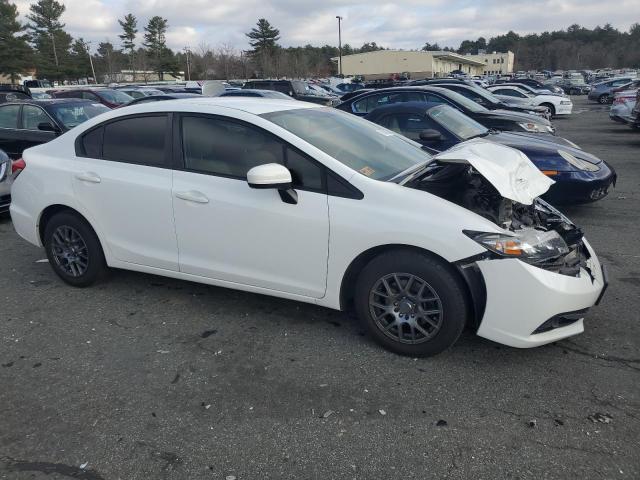 19XFB2F54FE297499 - 2015 HONDA CIVIC LX WHITE photo 4