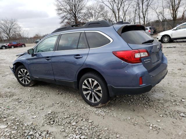 4S4BSBNC1G3309269 - 2016 SUBARU OUTBACK 2.5I LIMITED BLUE photo 2