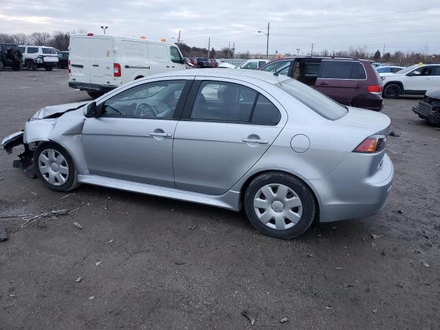 JA32U2FU6BU028348 - 2011 MITSUBISHI LANCER ES/ES SPORT SILVER photo 2